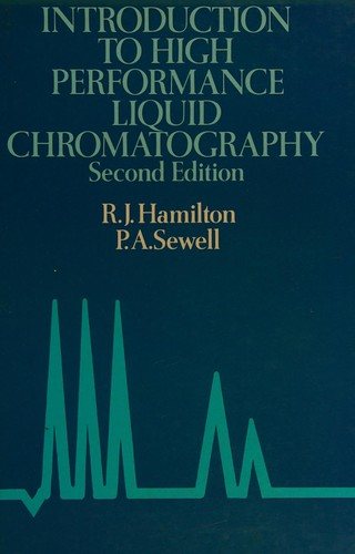 Couverture : Introduction to high performance liquid chromatography