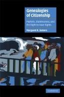 Couverture : Genealogies of Citizenship (Cambridge Cultural Social Studies)