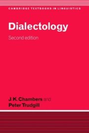 Couverture : Dialectology