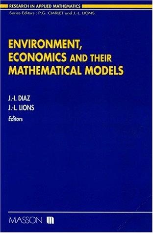 Couverture : Environment, economics, and their mathematical models