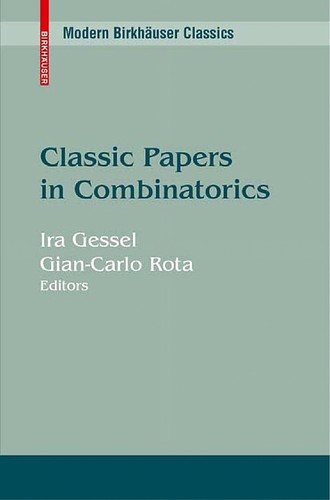 Couverture : Classic papers in combinatorics