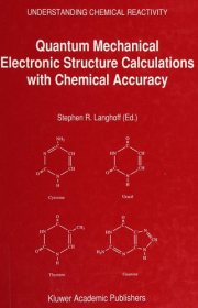 Couverture : Quantum mechanical electronic structure calculations with chemical accuracy