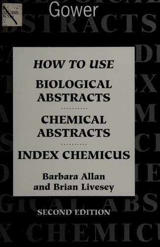 Couverture : How to use Biological abstracts, Chemical abstracts, and Index chemicus
