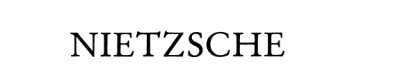 Couverture : Nietzsche