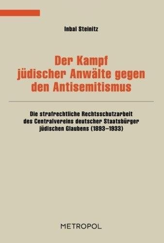 Couverture : Der Kampf jüdischer Anwälte gegen den Antisemitismus