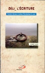 Couverture : Déli l'Écriture