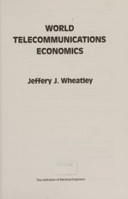 Couverture : World telecommunications economics