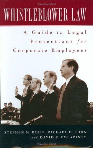Couverture : Whistleblower Law