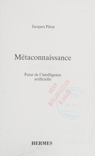 Couverture : Métaconnaissance