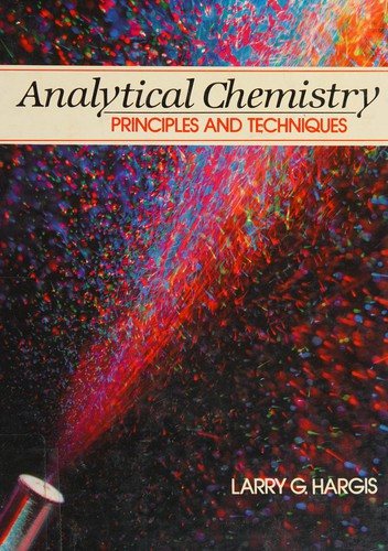 Couverture : Analytical chemistry