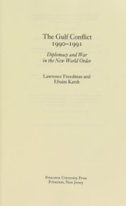 Couverture : The Gulf conflict, 1990-1991