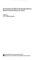 Couverture : Developments in Marxist sociological theory