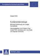 Couverture : Fundamentalontologie