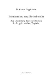 Couverture : Bühnenmord und Botenbericht