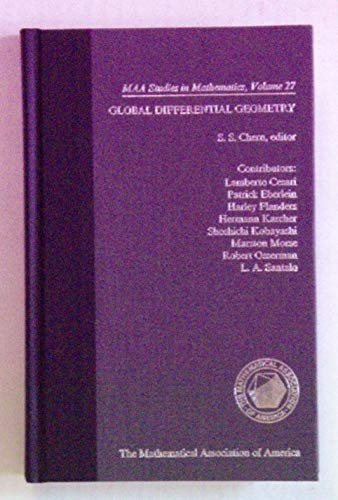 Couverture : Global differential geometry