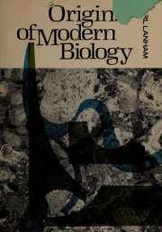 Couverture : Origins of Modern Biology