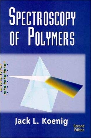 Couverture : Spectroscopy of polymers