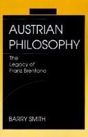 Couverture : Austrian philosophy