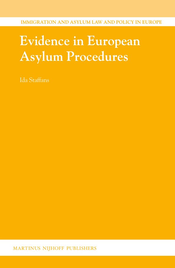 Couverture : Evidence in European Asylum Procedures