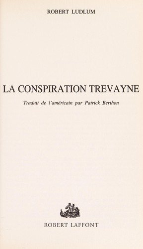 Couverture : La conspiration Trevayne