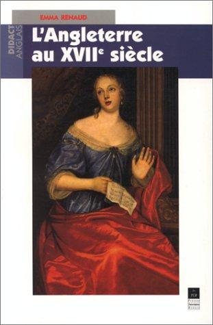 Couverture : L'Angleterre au XVIIe siècle