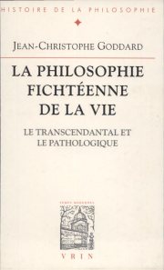 Couverture : La philosophie fichtéenne de la vie