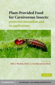 Couverture : Plant-provided food for carnivorous insects