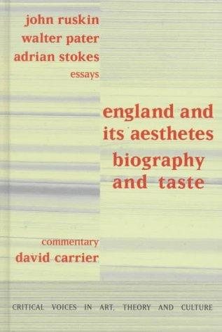 Couverture : England and its Aesthetes