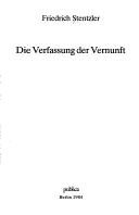 Couverture : Die Verfassung der Vernunft
