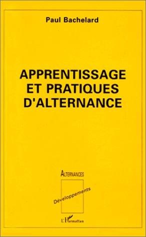 Couverture : Apprentissage et pratiques d'alternance