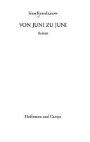 Couverture : Von Juni zu Juni