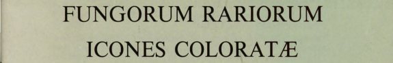 Couverture : Fungorum rariorum icones coloratae. Pars VIII