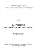 Couverture : Storage ring physics