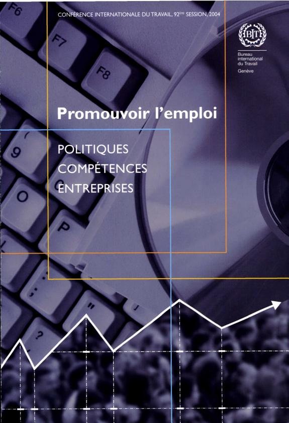 Couverture : Promouvoir l'emploi