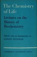 Couverture : The Chemistry of Life