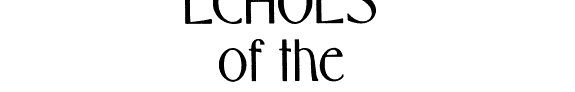 Couverture : Echoes of the ancient skies