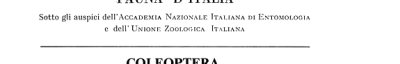 Couverture : Coleoptera Staphylinidae, generalità Xantholininae