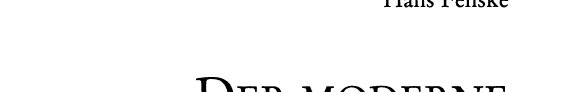 Couverture : Der moderne Verfassungsstaat.