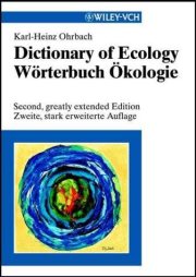 Couverture : Dictionary of ecology =