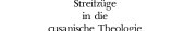 Couverture : Streifzüge in die cusanische Theologie