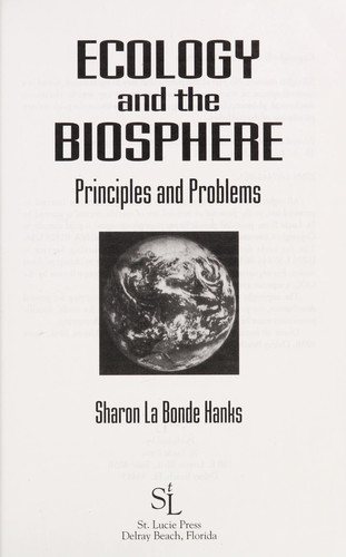 Couverture : Ecology and the biosphere