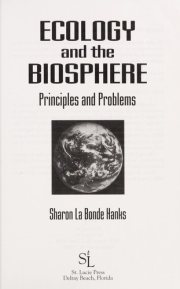 Couverture : Ecology and the biosphere