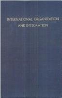 Couverture : International organization and integration
