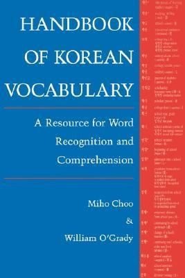 Couverture : Handbook Of Korean Vocabulary A Resource For Word Recognition And Comprehension