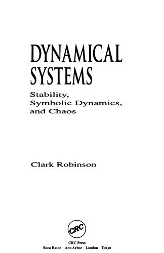 Couverture : Dynamical systems