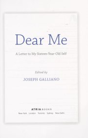 Couverture : Dear Me