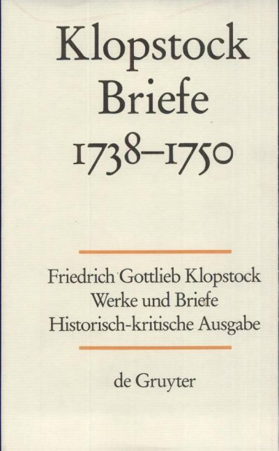 Couverture : Briefe 1738-1750