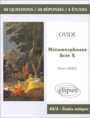 Couverture : Les Métamorphosesd'Ovide