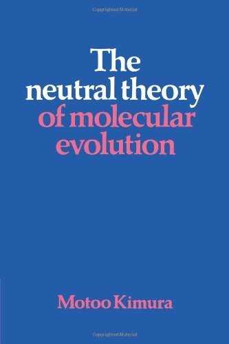 Couverture : Neutral Theory of Molecular Evolution.