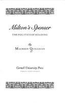Couverture : Milton's Spenser